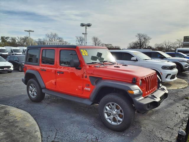 used 2020 Jeep Wrangler Unlimited car, priced at $31,481