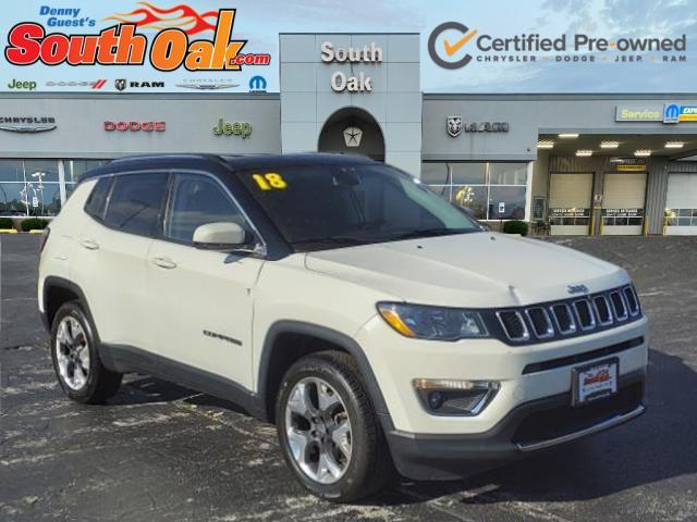 used 2018 Jeep Compass car, priced at $17,881