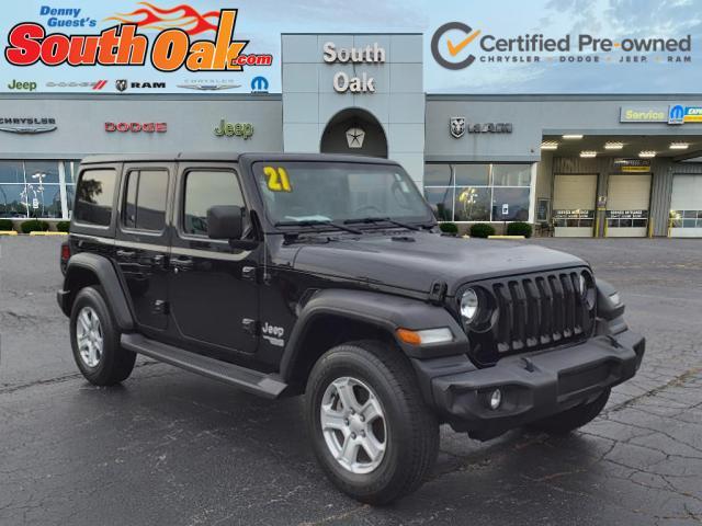 used 2021 Jeep Wrangler Unlimited car, priced at $29,881