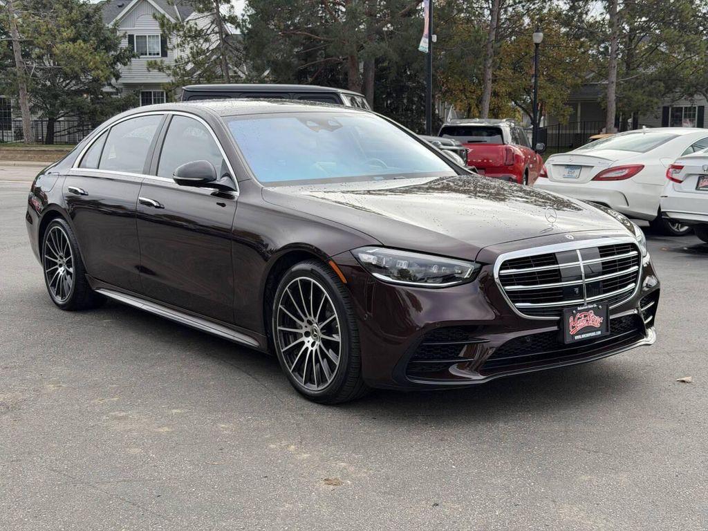 used 2021 Mercedes-Benz S-Class car, priced at $70,000