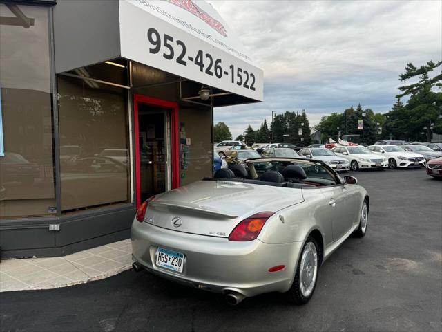 used 2002 Lexus SC 430 car, priced at $10,995