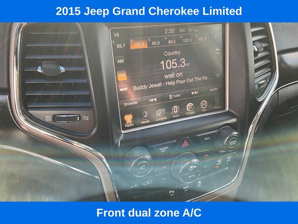 used 2015 Jeep Grand Cherokee car, priced at $15,473