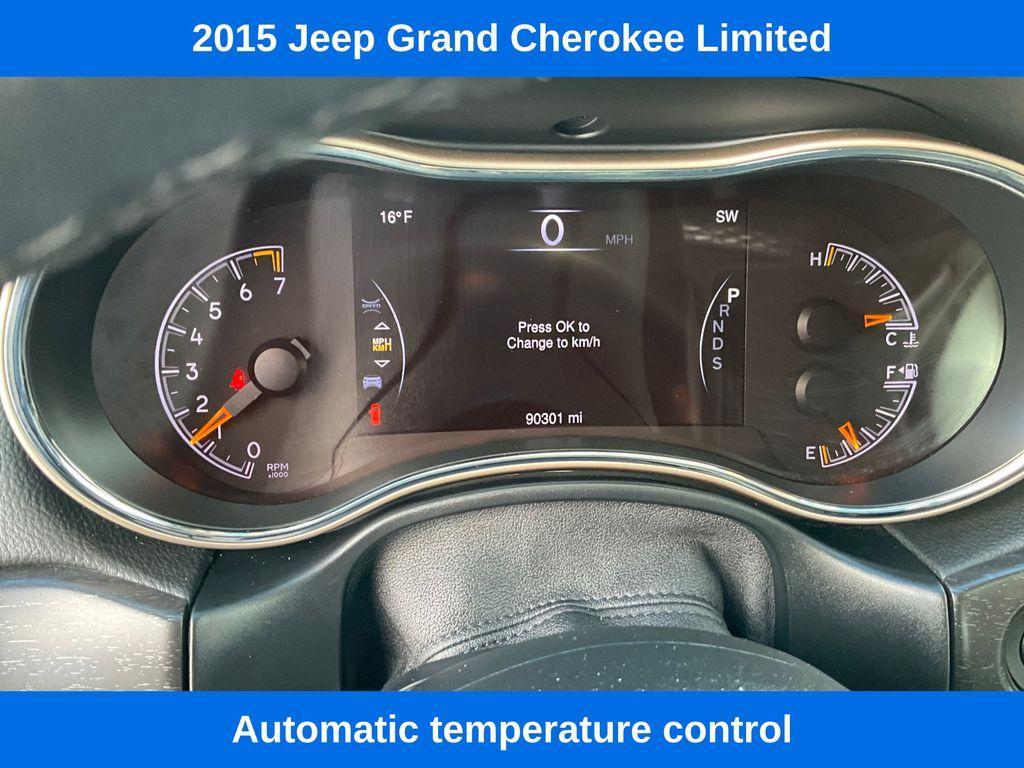 used 2015 Jeep Grand Cherokee car, priced at $15,473