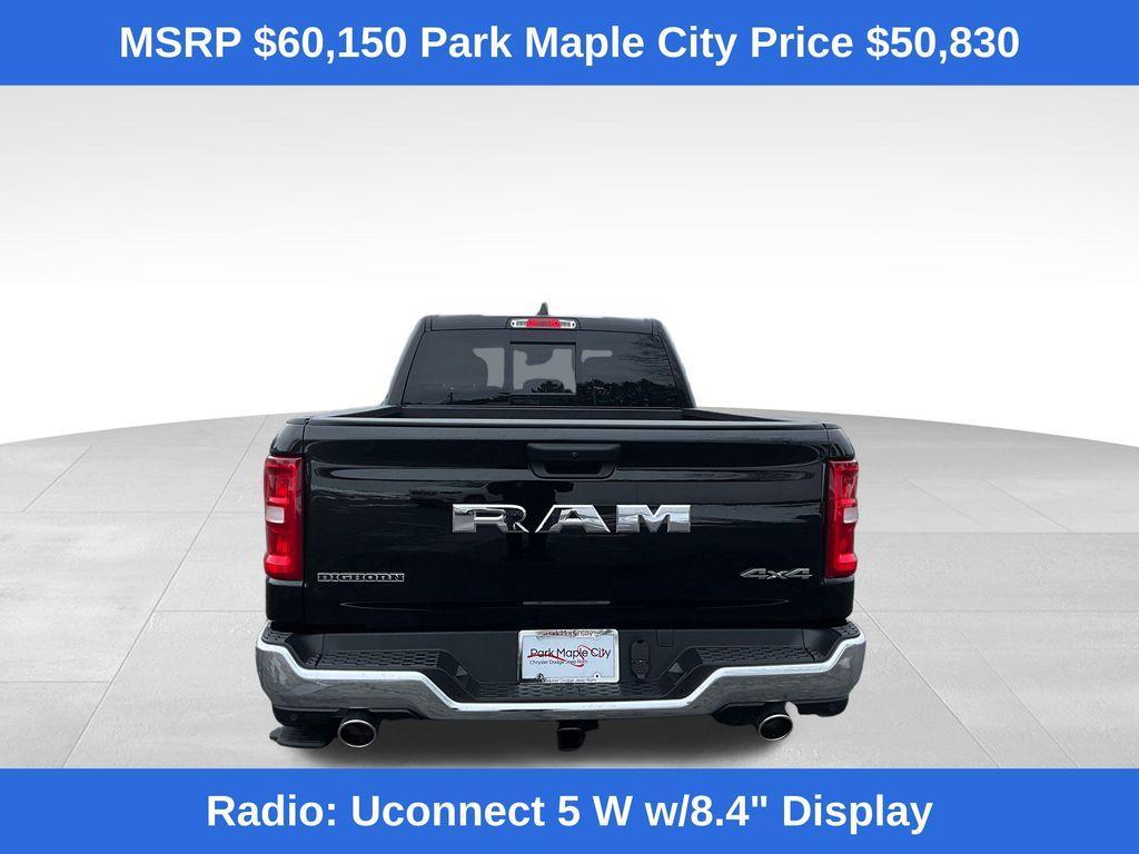 new 2025 Ram 1500 car, priced at $50,830