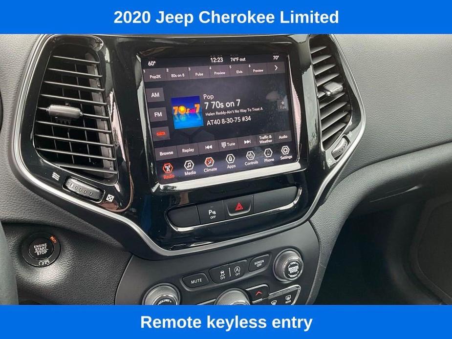 used 2020 Jeep Cherokee car, priced at $19,422