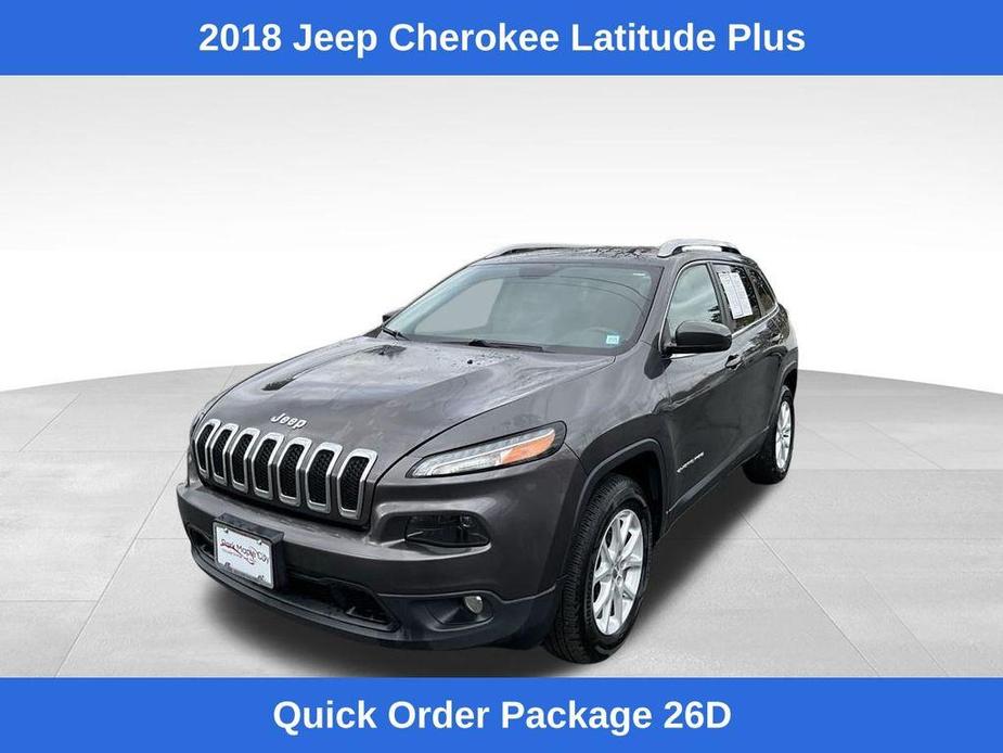 used 2018 Jeep Cherokee car, priced at $13,600