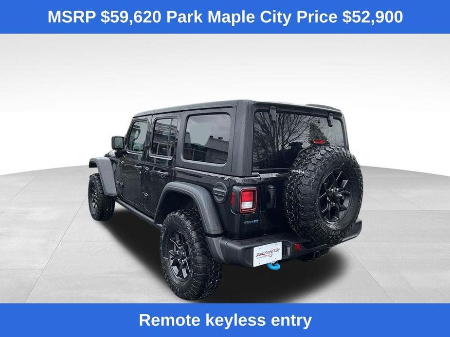 new 2024 Jeep Wrangler 4xe car, priced at $48,500