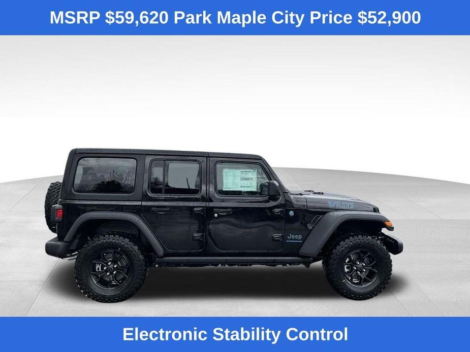 new 2024 Jeep Wrangler 4xe car, priced at $48,500