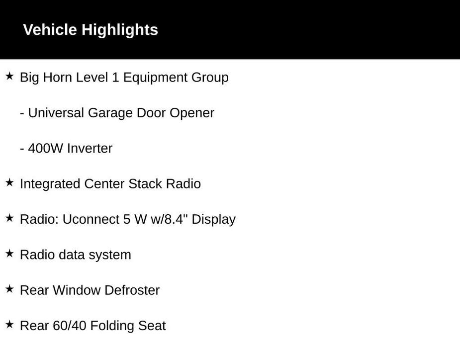 new 2025 Ram 1500 car, priced at $45,500