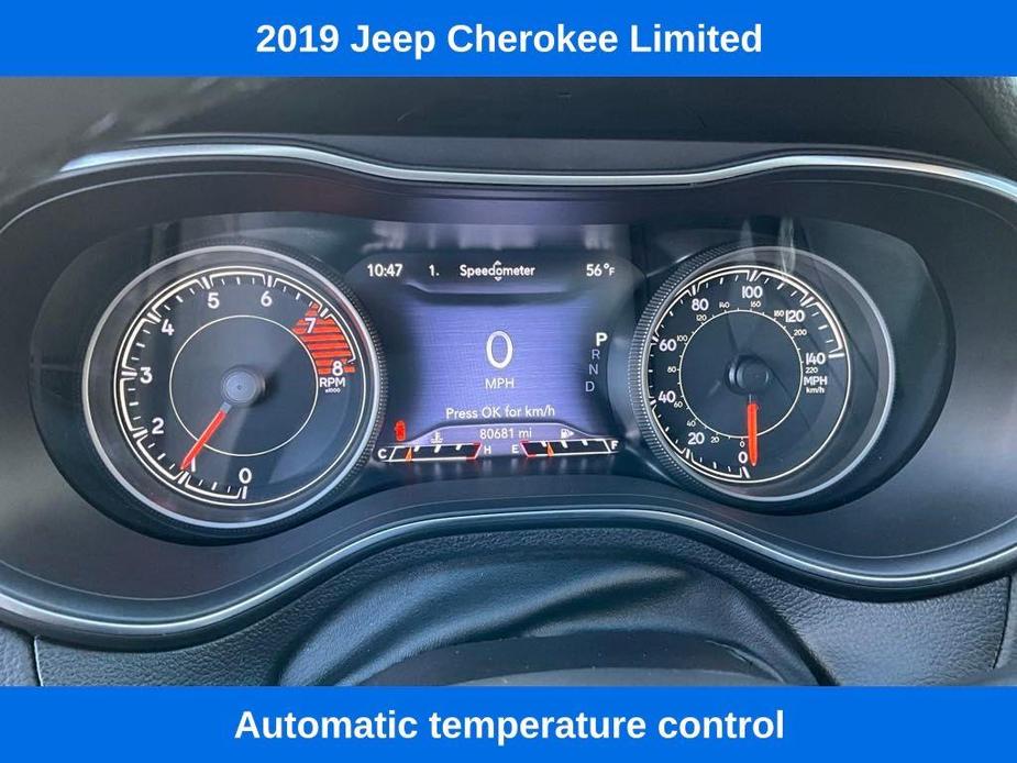 used 2019 Jeep Cherokee car, priced at $17,793