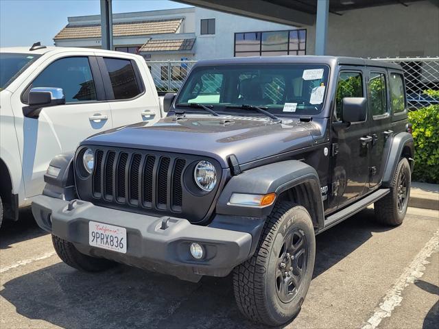 used 2021 Jeep Wrangler Unlimited car, priced at $29,891