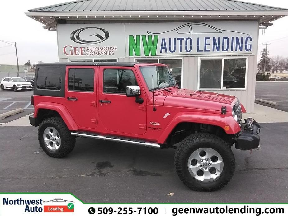 used 2014 Jeep Wrangler Unlimited car, priced at $19,997