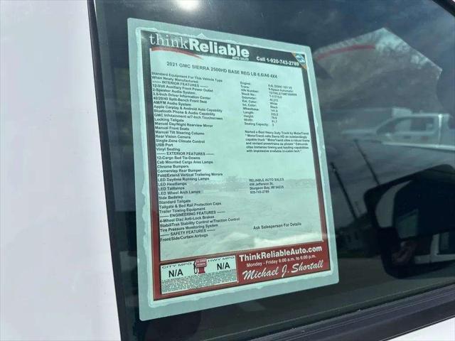 used 2021 GMC Sierra 2500 car, priced at $37,722