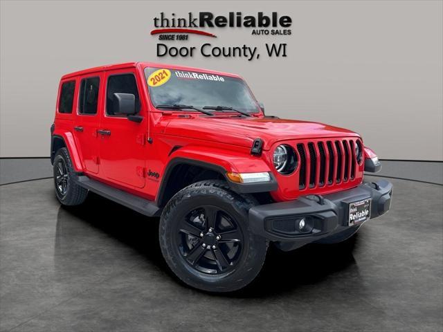 used 2021 Jeep Wrangler Unlimited car, priced at $36,897