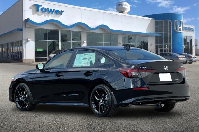 new 2025 Honda Civic Hybrid car, priced at $30,100