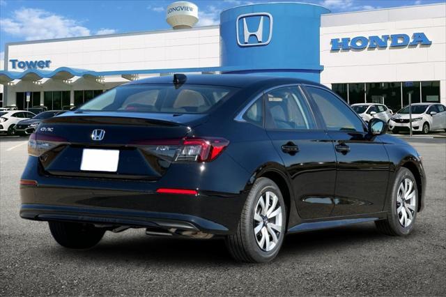 new 2025 Honda Civic car, priced at $25,345