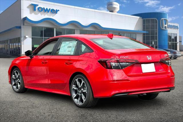 new 2025 Honda Civic Hybrid car, priced at $33,100