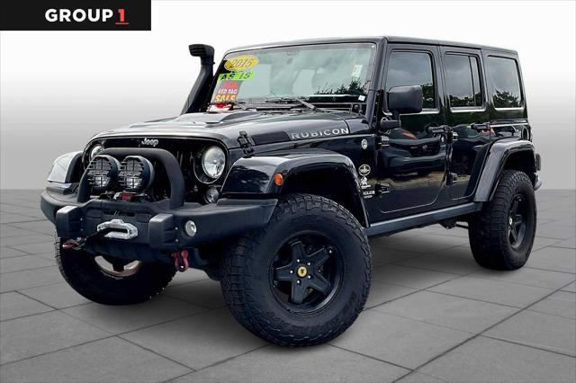 used 2015 Jeep Wrangler Unlimited car, priced at $20,950
