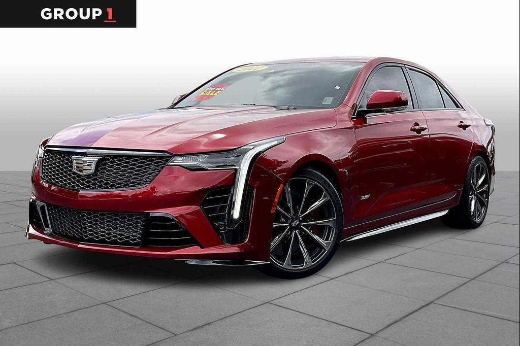 used 2022 Cadillac CT4-V car, priced at $59,950
