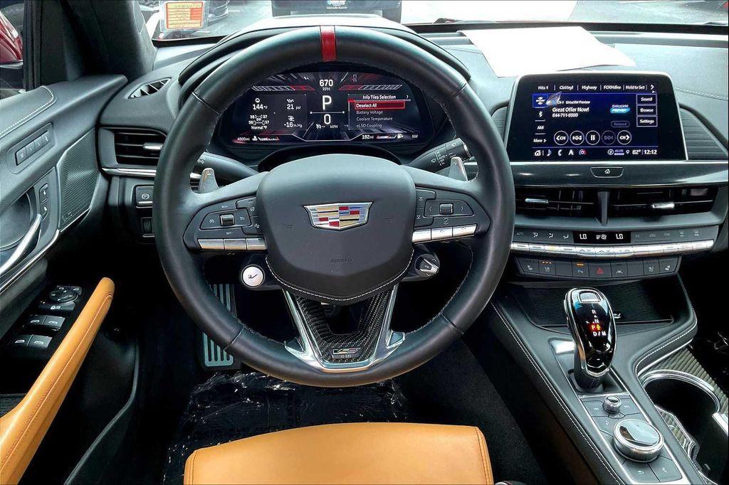 used 2022 Cadillac CT4-V car, priced at $59,950