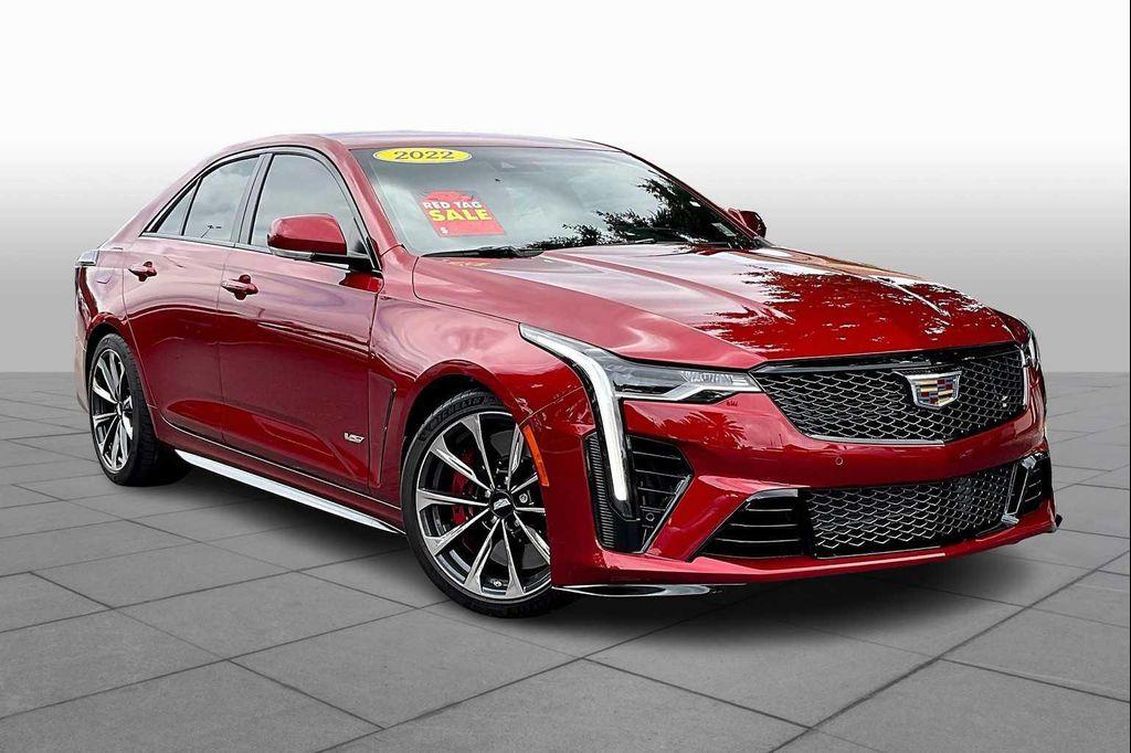 used 2022 Cadillac CT4-V car, priced at $59,950