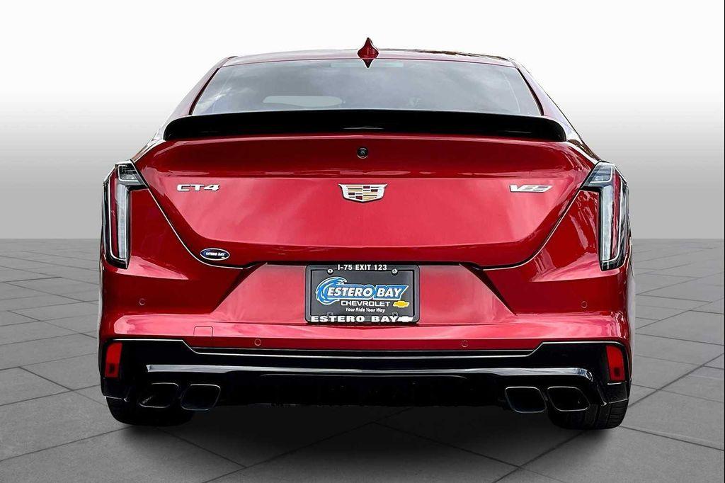 used 2022 Cadillac CT4-V car, priced at $59,950