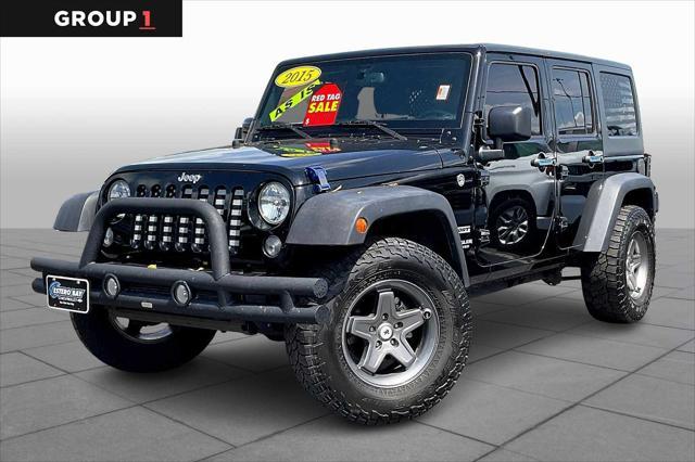 used 2015 Jeep Wrangler Unlimited car, priced at $15,950