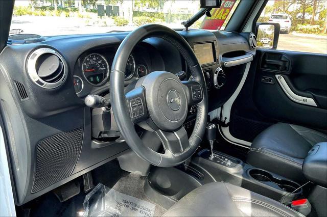 used 2017 Jeep Wrangler Unlimited car, priced at $21,900