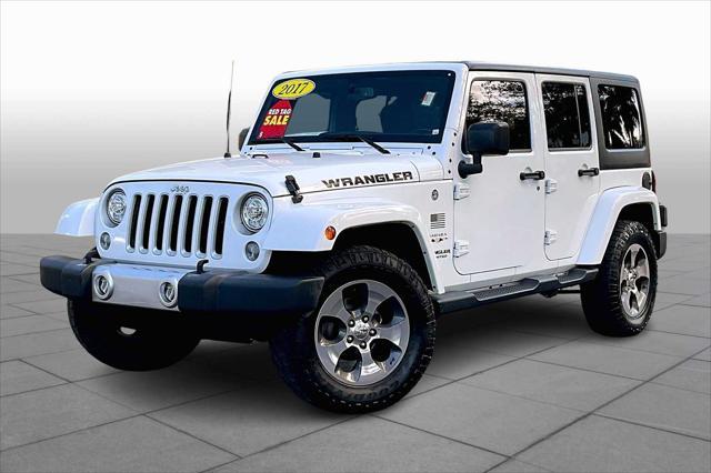 used 2017 Jeep Wrangler Unlimited car, priced at $21,900