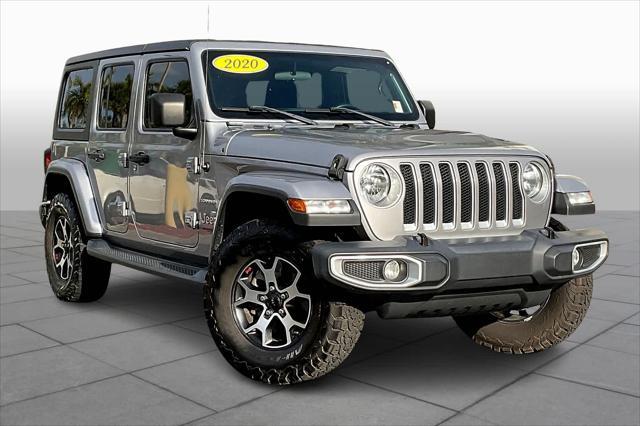 used 2020 Jeep Wrangler Unlimited car, priced at $23,550