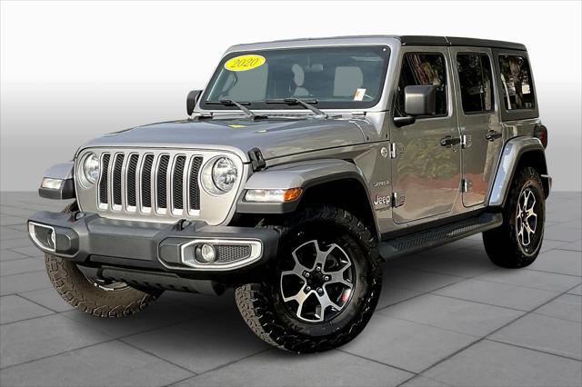 used 2020 Jeep Wrangler Unlimited car, priced at $23,550