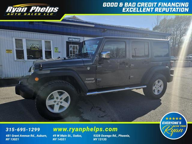 used 2017 Jeep Wrangler Unlimited car, priced at $17,495