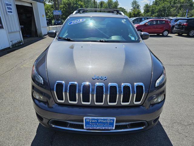 used 2018 Jeep Cherokee car, priced at $19,655