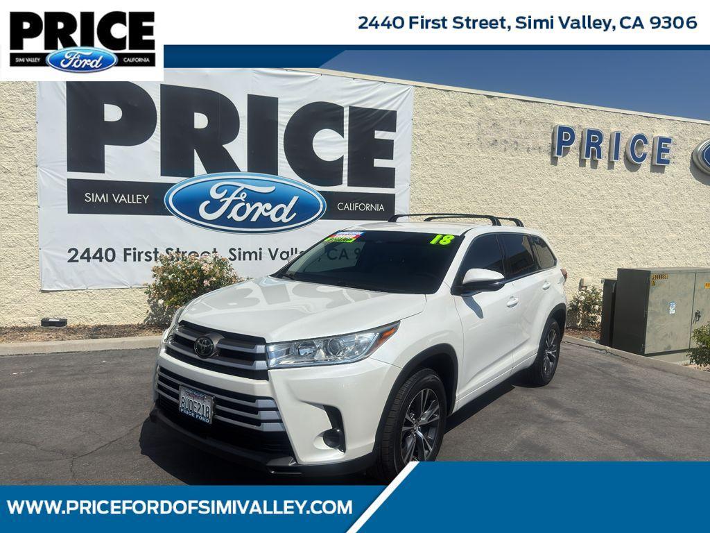 used 2018 Toyota Highlander car, priced at $22,640