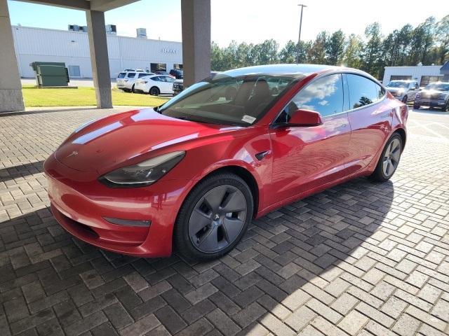 used 2021 Tesla Model 3 car, priced at $23,500