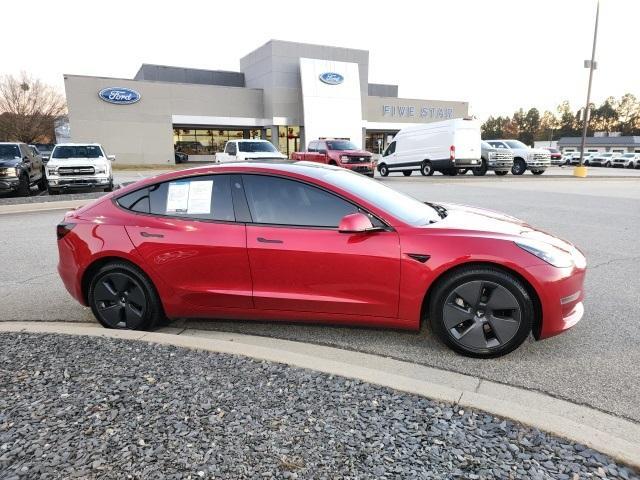 used 2021 Tesla Model 3 car, priced at $22,000