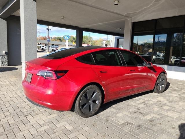 used 2021 Tesla Model 3 car, priced at $23,500