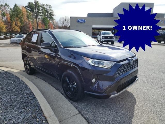 used 2021 Toyota RAV4 Hybrid car, priced at $34,000