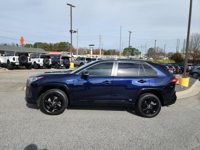 used 2021 Toyota RAV4 Hybrid car, priced at $34,000