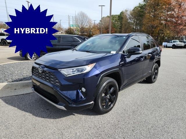 used 2021 Toyota RAV4 Hybrid car, priced at $34,000