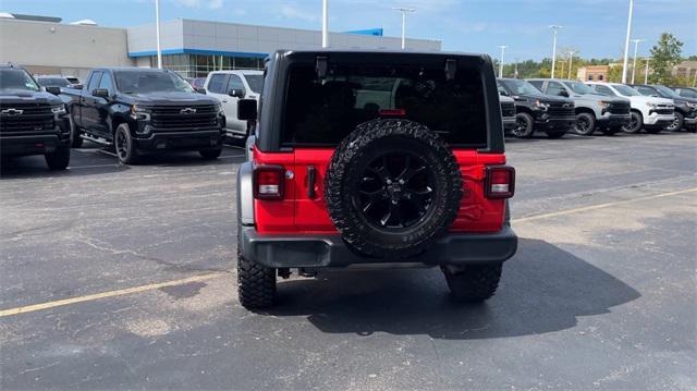 used 2021 Jeep Wrangler car, priced at $25,200