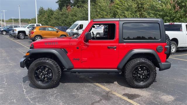 used 2021 Jeep Wrangler car, priced at $25,200