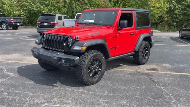 used 2021 Jeep Wrangler car, priced at $25,200