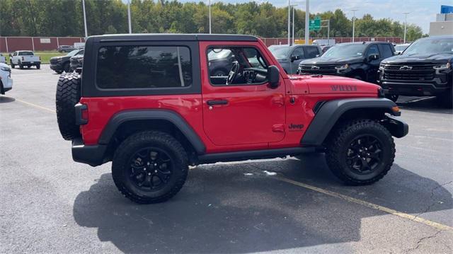 used 2021 Jeep Wrangler car, priced at $25,200