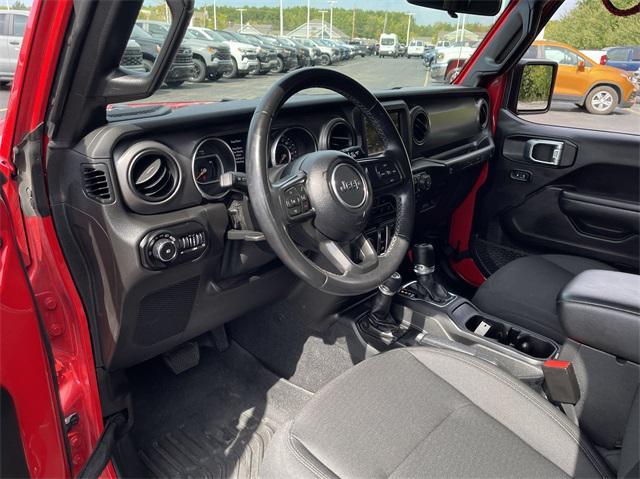 used 2021 Jeep Wrangler car, priced at $25,200