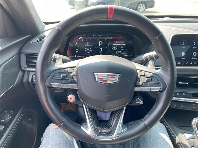 used 2022 Cadillac CT4-V car, priced at $53,444