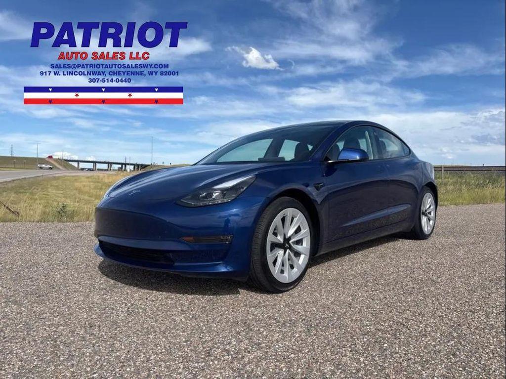 used 2022 Tesla Model 3 car, priced at $29,988