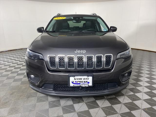 used 2021 Jeep Cherokee car, priced at $22,999