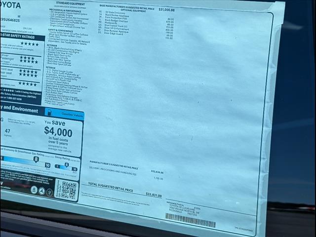 new 2025 Toyota Camry car, priced at $33,831