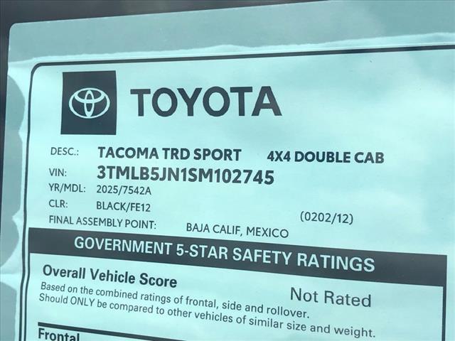 new 2025 Toyota Tacoma car, priced at $46,530